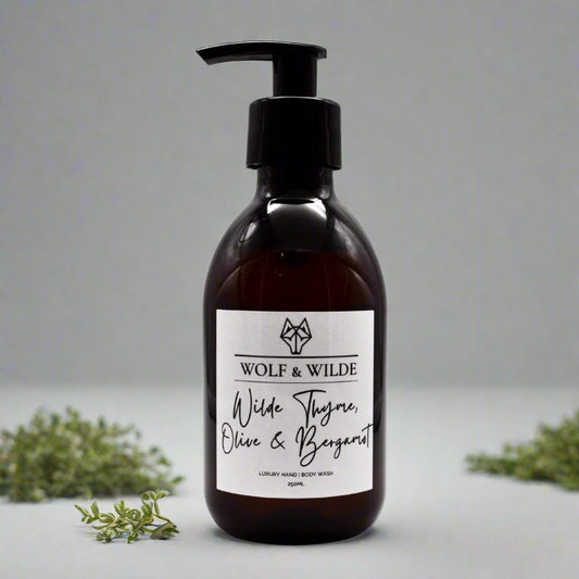 Wilde Thyme, Olive & Bergamot Luxury 2 In 1 Liquid Soap - Hand & Body 250ML